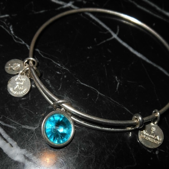 Alex and Ani March Birthstone Aquamarine Rafaelian - Picture 4 of 7